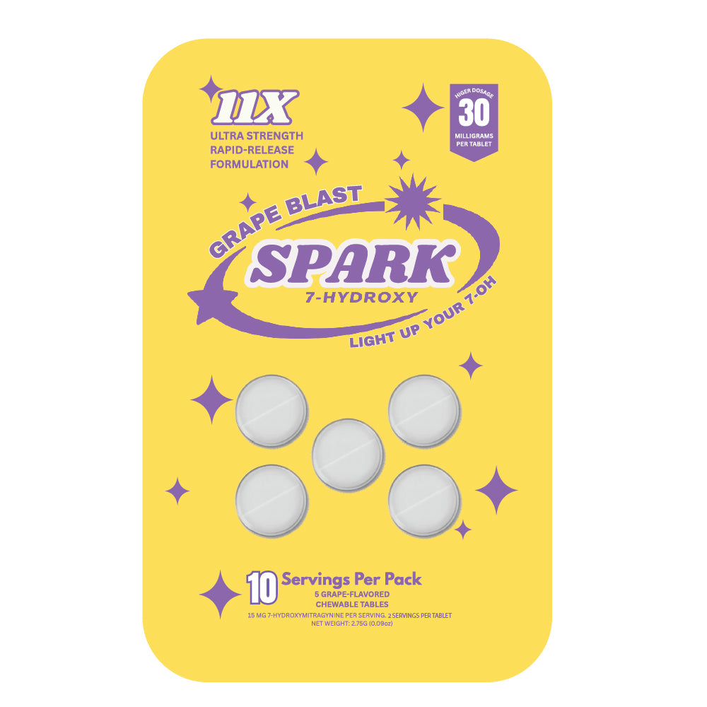 Spark 7 Hydroxy 30MG Per Tablet - Grape